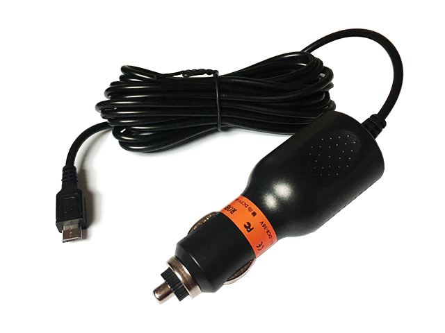 สายชาร์จกล้องติดรถยนต์และ GPS 5V-1A สายยาว 3 เมตร Mini USB