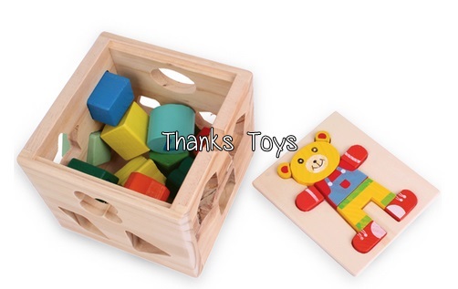 บล็อกหยอดจิ๊กซอว์หมี