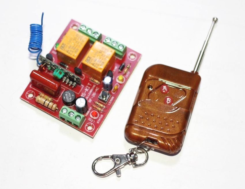 RF-2G รีโมทคอนโทรล 2 ช่อง ใช้ไฟ AC