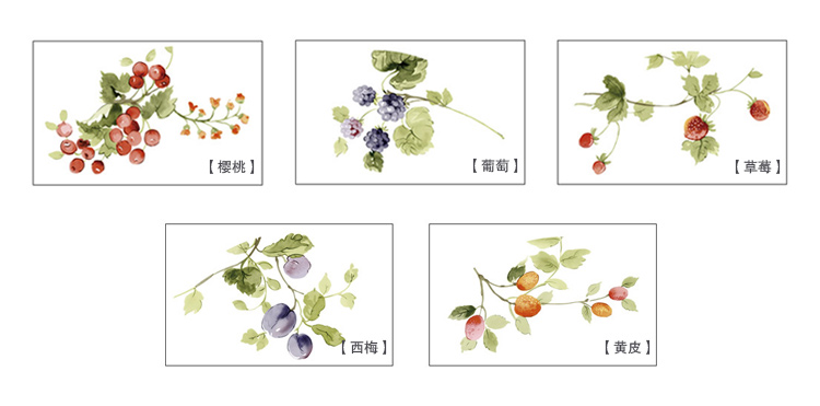 Pre-Order จานคาว จานหวาน China Bone ลายดอกไม้ มี 5 สี