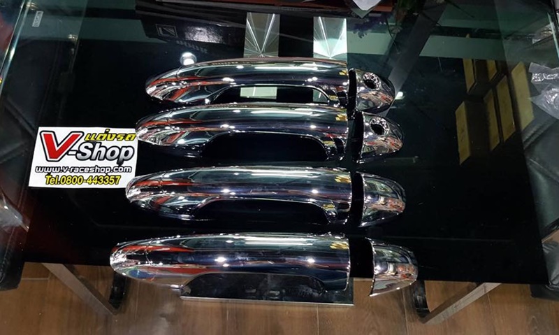 6037 ครอบมือจับโครเมี่ยม New Yaris ATIV