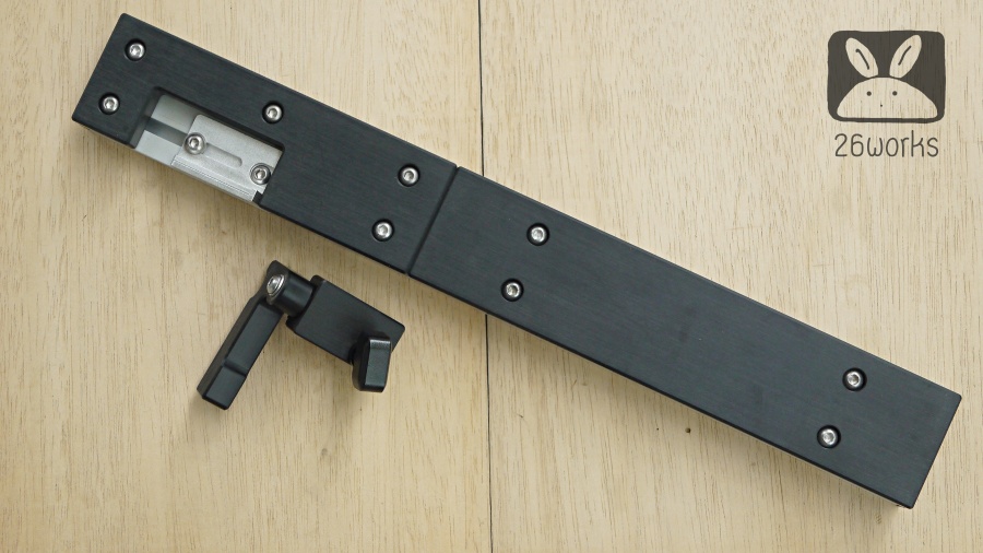 รั้วเปล่า box joint + flip stop (ใช้กับ miter gauge)