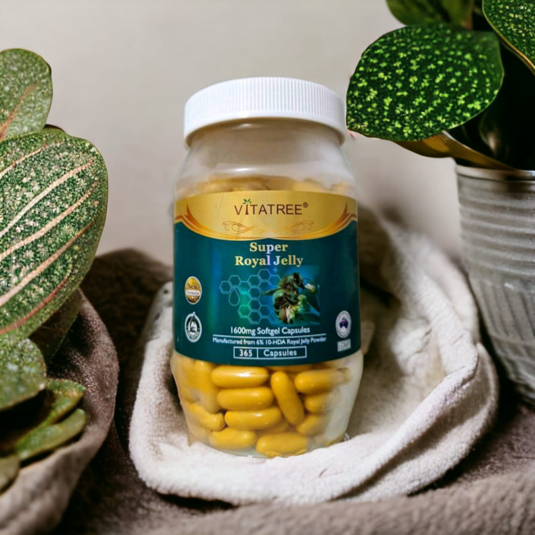 นมผึ้งVitatree Super Royal Jelly 1600 mg วัย45+ เหมาะที่สุด