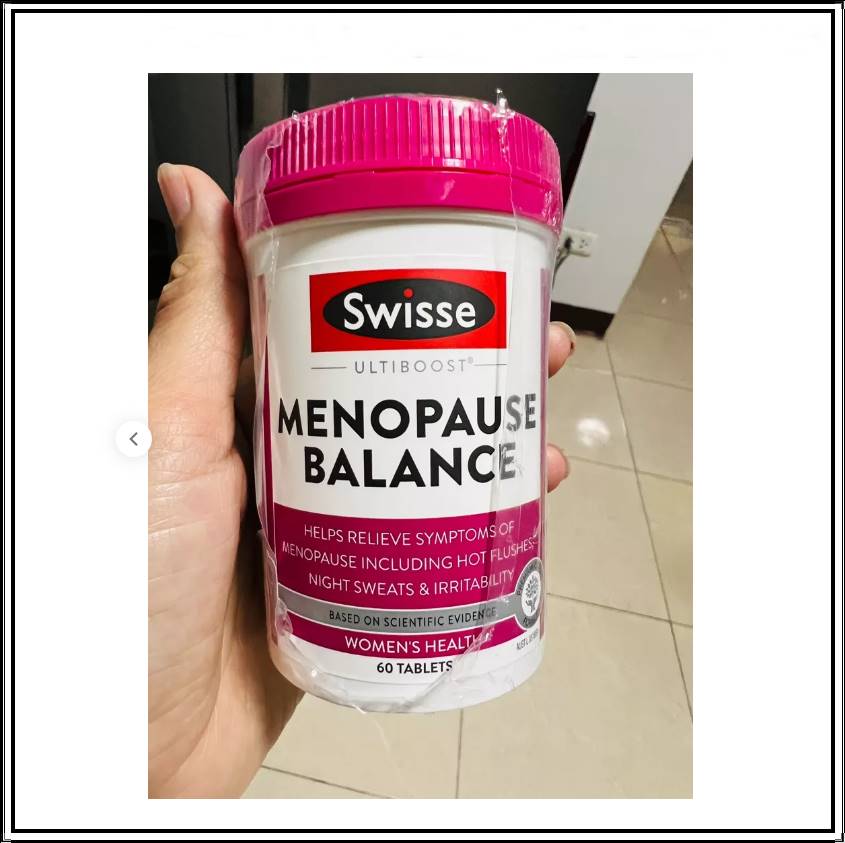 วิตามินลดอาการวัยทอง Swisse Ultiboost Menopause Balance 60 Tablets