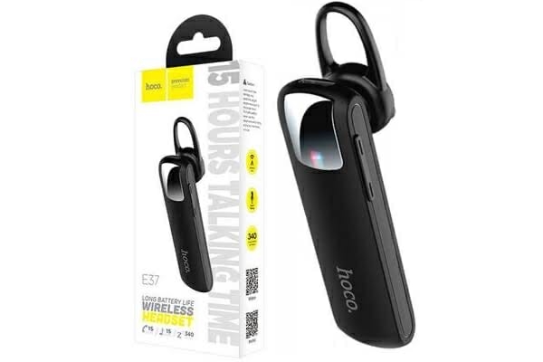Hoco E37 Bluetooth Wireless With Mic หูฟังบลูทูธ ใช้งานต่อเนื่องสูงสุด 15 ชั่วโมง เสียงดี เบสแน่น