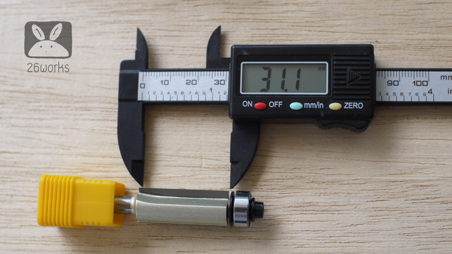 Trimmer bits arden ลูกปืนล่าง คมกัด 4หุน x 30mm