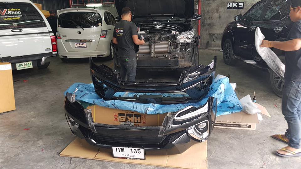รับแปลงโฉม New Fortuner ตัวธรรมดาเป็น TRD ด้วยอะไหล่ใหม่ แท้ ทั้งหมด ราคา CALL.