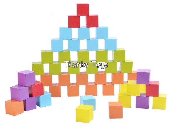 บล็อกไม้ Wooden Cubes