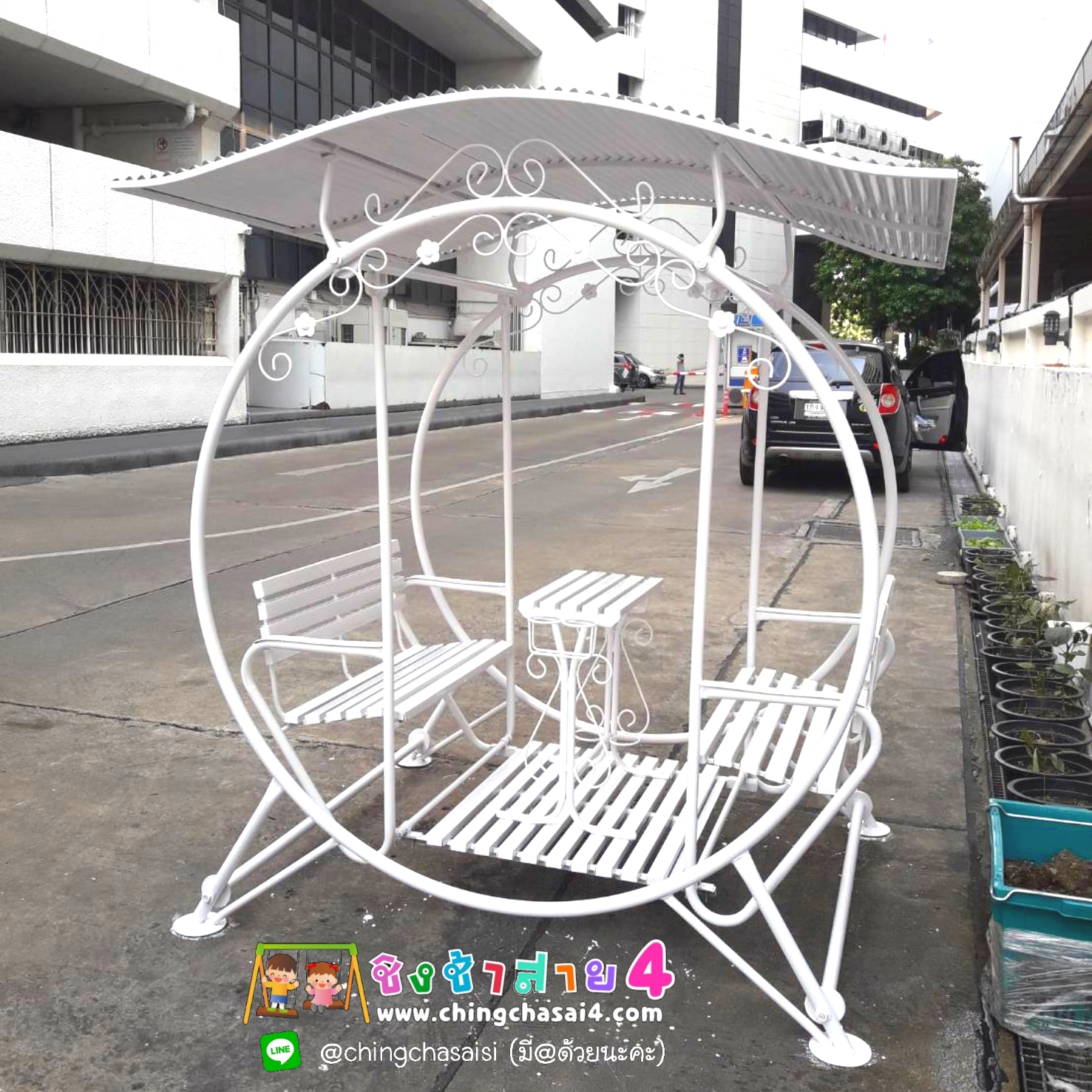 ชิงช้าเล็กมีหลังคา (แบบกลม)