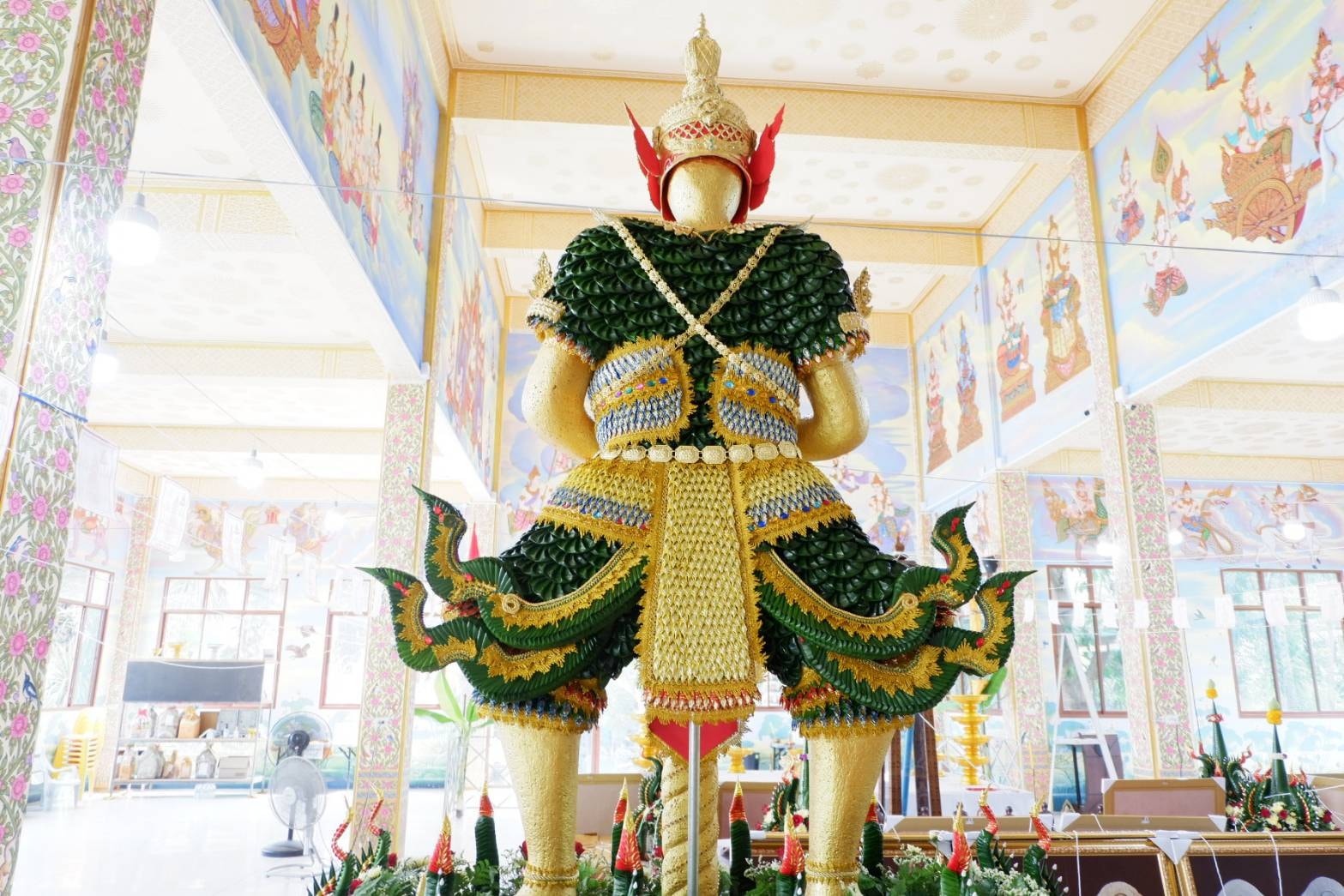 ท้าวเวสสุวรรณ ที่ระลึกพิธีไหว้ครู99ปี หลวงปู่แผ้ว ปวโร วัดรางหมัน เนื้อเงินลงยา ตอกกรรมการ เลขมงคล21