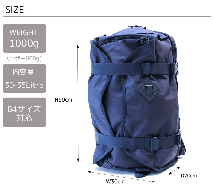 Coleman - ATLAS OPT – 35 L Navy (สีน้ำเงิน) リュックサックバックパックアトラスオプト