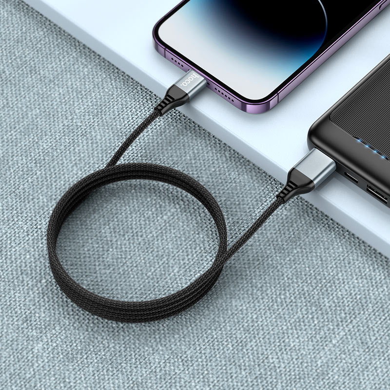 สายชาร์จเร็ว 2in1 Cable USB / Type-C to Light ning “U128 Viking” PD 27W fast charge