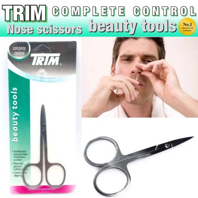 Trim Nose scissors กรรไกรตัดขนจมูกปลายแหลม