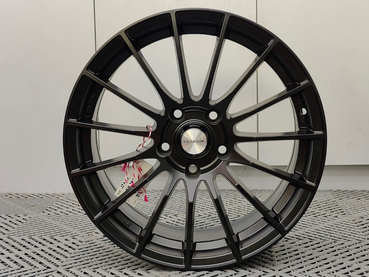 ล้อ Inferno Zr007ขอบ 17x7.5 5x114.3 ET35 สี ดำด้าน *ราคาต่อวง