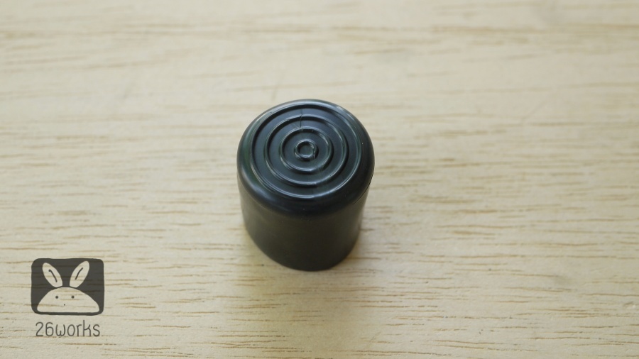 ฝายางปิดท่อกลม OD 25 mm สวมนอก