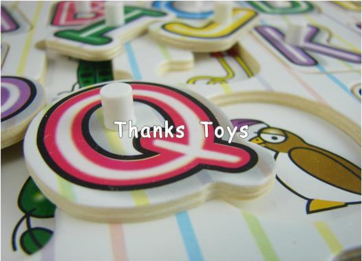 จิ๊กซอว์หมุดตัวอักษรภาษาอังกฤษ A-Z