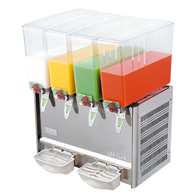 เครื่องกดน้ำหวาน เครื่องจ่ายน้ำผลไม้ แบบเจ็ทสเปรย์ 9L. x 4 (JETSPRAY) 1602-105