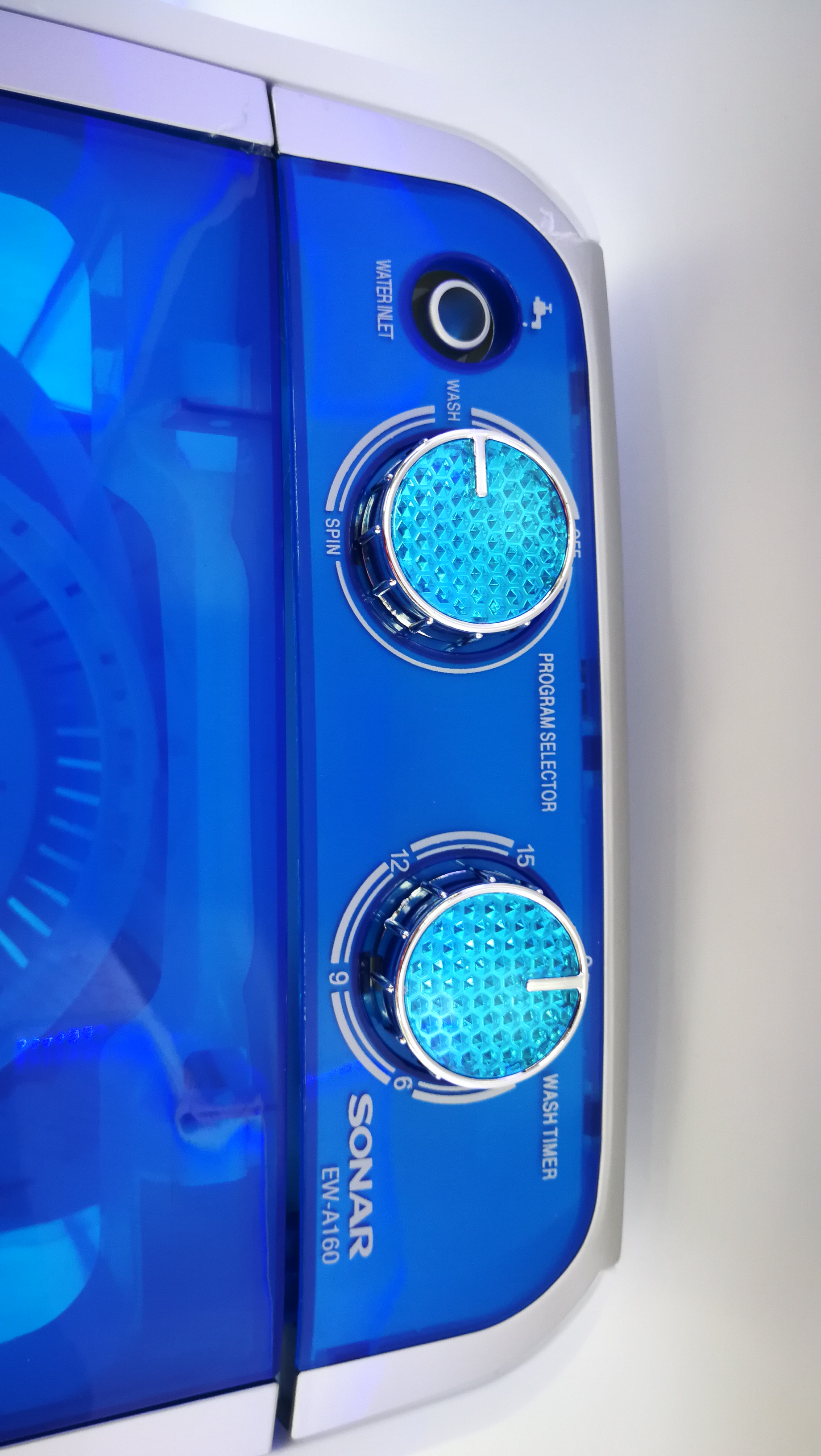 Sonar เครื่องซักผ้ามินิขนาดเล็ก 1 ถังฝาบน ปั่นแห้งในตัว 2in1 ความจุ 3.0 กก. รุ่น EW-A160 รับประกัน 1ปี