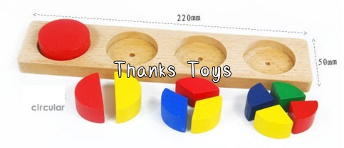 ชุดบล็อกเรขาคณิต 4 แบบ