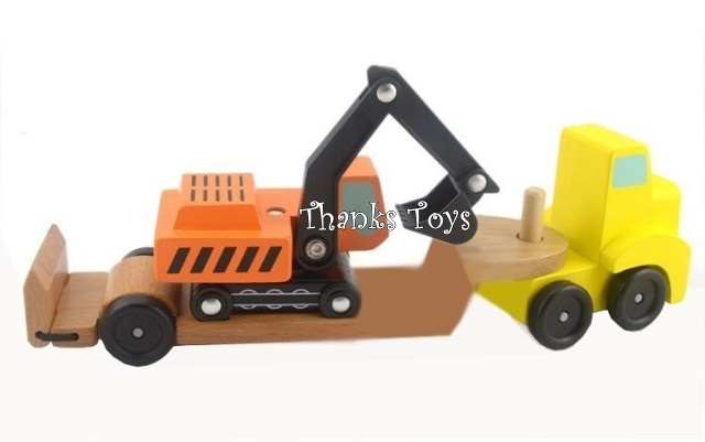 รถเครนบรรทุกรถแบคโฮ ของ Melissa & Doug