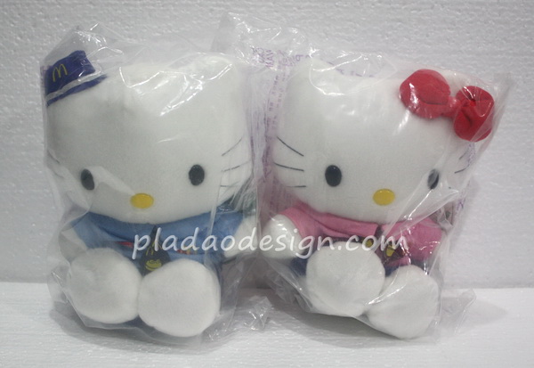 1999 McDonald's แมคโดนัลด์ ของเล่น ของสะสม Hello Kitty & Dear Daniel ตุ๊กตาผ้า ชุด Wisdom of Love - เรามีเราที่แมคโดนัลด์ อยู่ในแพ็คค่ะ MIP