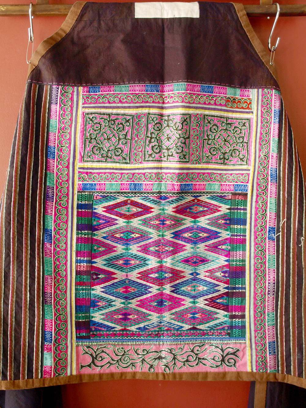 Antique Hmong Baby Carrier Textiles/ผ้าอุ้มเด็กม้งจีน 002