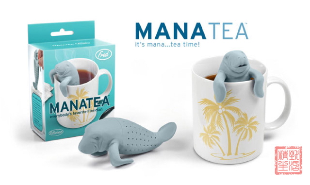 Pre-Order ที่กรองชา ซิลิโคน tea infuser Mana Tea ลายแมวน้ำ