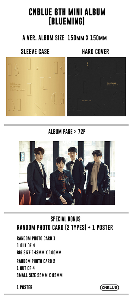 [Pre] CNBlue : 6th Mini Album - Blueming (A Ver.)