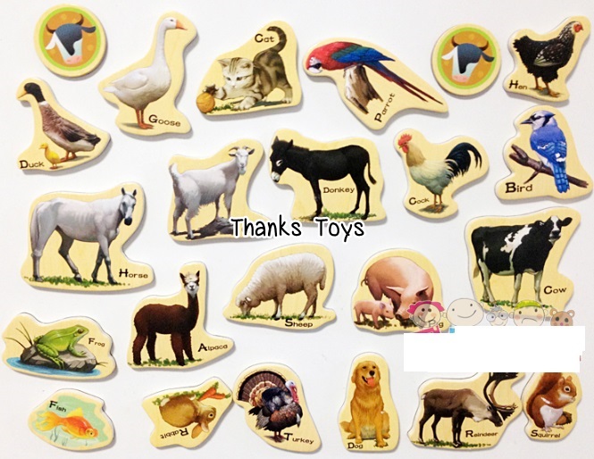 แผ่นภาพแม่เหล็กฟาร์มสัตว์ (Animal Farm Magnet)