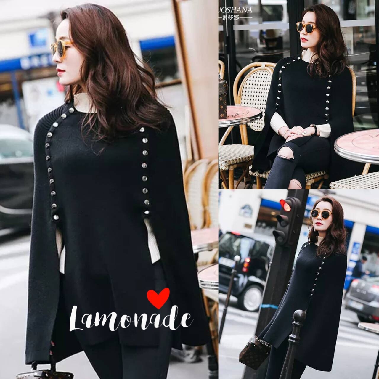 เสื้อผ้าเกาหลี พร้อมส่ง เสื้อคลุม แหวกแขน