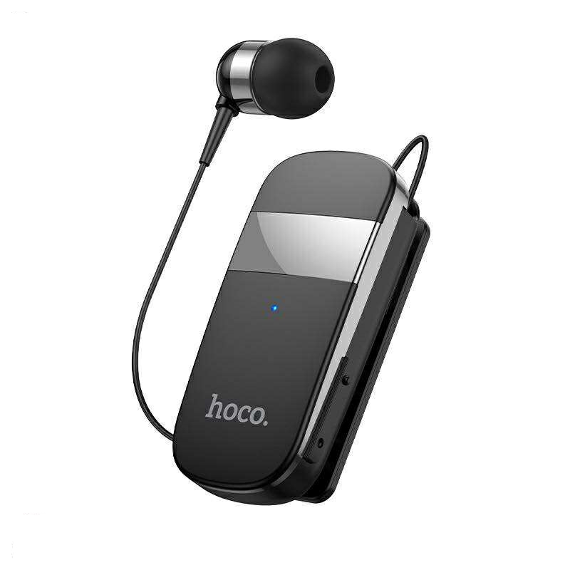 Hoco DES54 String single ear BT with retractable cable หูฟังบลูทูธข้างเดียวแบบคลิป