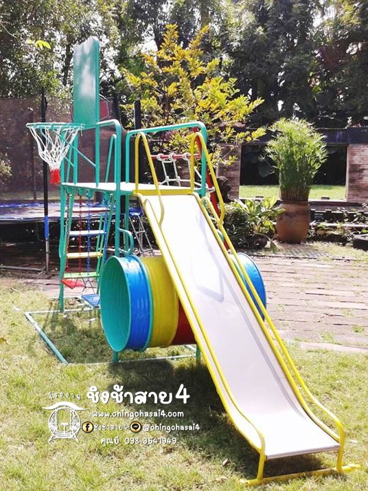 ชุดรวมเชือกถักใหญ่ (ที่นั่งโซ่2อัน+แป้นบาส)