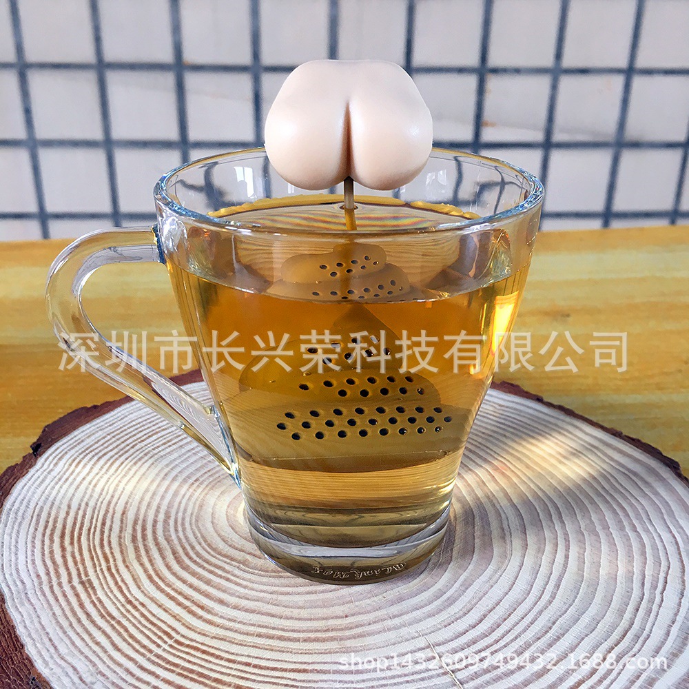 Pre-Order ที่กรองชา ซิลิโคน tea infuser ลายก้นกับอึ อุนจิ