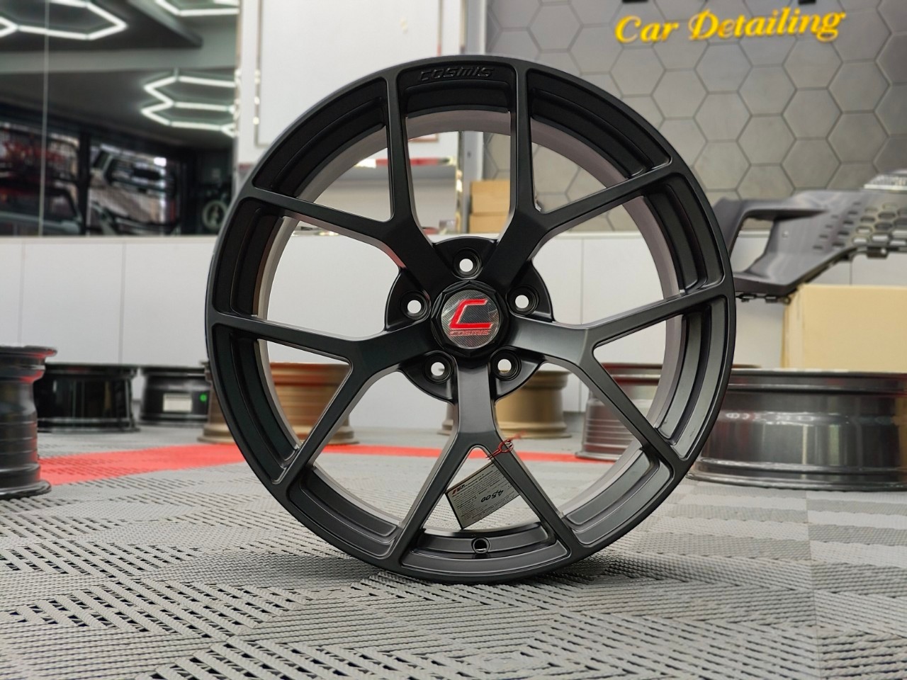 ล้อ COSMIS Axis ขอบ 18x9.0 5x114.3 ET35 สีดำด้าน *ราคาต่อวง