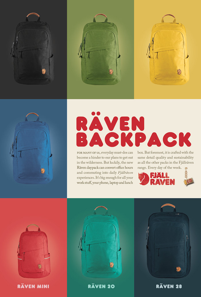 Fjallraven - RAVEN MINI เป้เด็ก ขนาด 7 ลิตร สีน้ำเงินเข้ม (์Navy)