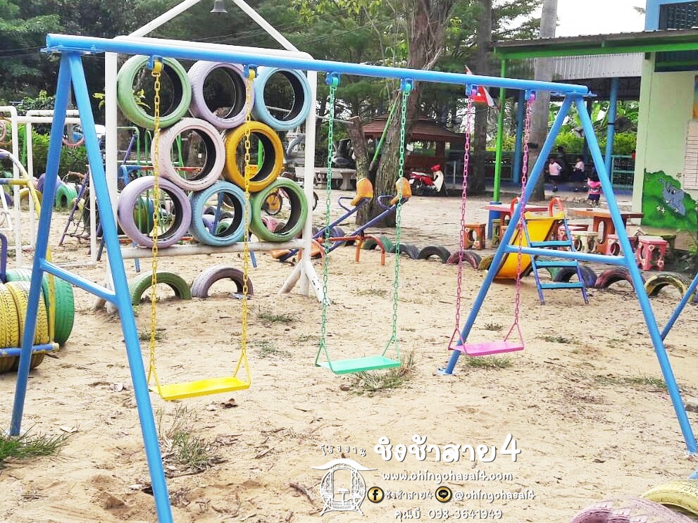 ชิงช้าโซ่3ที่(ไม่มีพนักพิง) **ราคาโปรโมชั่น**