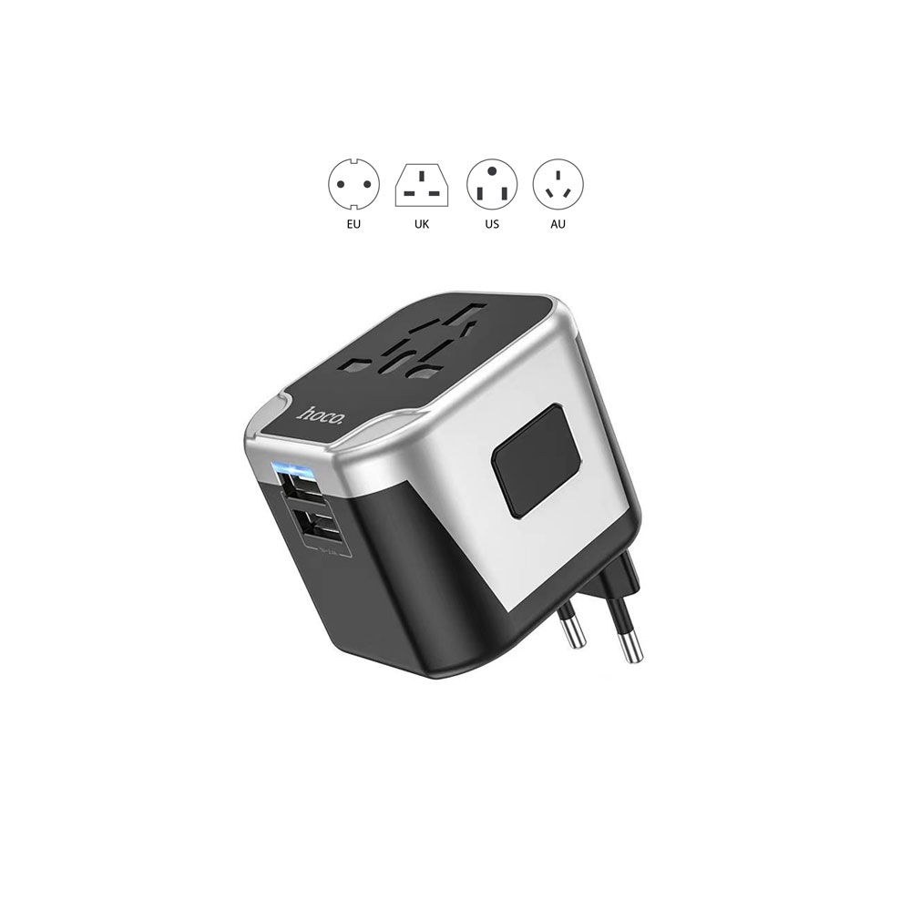 Hoco AC5 Universal Plug Charger ปลั๊กไฟใช้งานได้ทั่วโลก