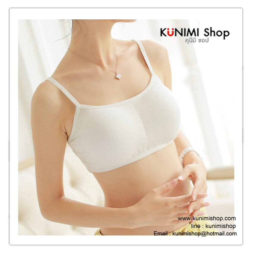 เสื้อซับใน ครึ่งตัว  สายเดียว มีฟองน้ำเสริม    ด้านหลัง เย็บลายแนวขวาง ดีไซด์เก๋ สามารถใส่เดี่ยวๆ    โดยไม่ต้องใส่ชุดชั้นในก็ได้คะ          ขนาด  : FREE SISE ( รอบอกไม่เกิน 34 นิ้วคะ)      มี 2 สี  :   สีขาว  สีดำ             