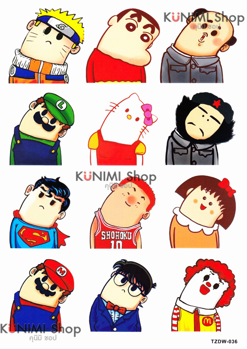 STG032 สติกเกอร์ Sticker ลายการ์ตูน กราฟฟิก วินเทจ สวย เท่ห์ ติดกระเป๋า ติดรถจักรยาน รถมอเตอร์ไซต์ รถยนต์ ติดตามที่ต่างๆ สติกเกอร์ PVC กันน้ำ ทนแดด