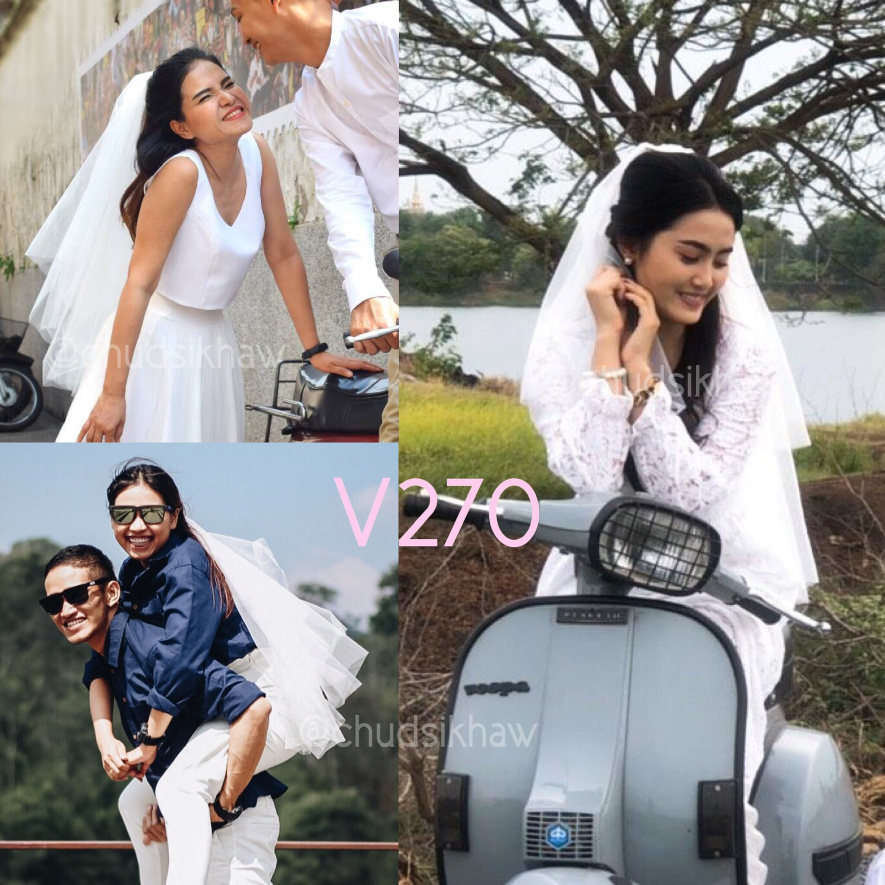 เวลเจ้าสาว ผ้าคลุมผมเจ้าสาว 80 ซม. นิ่ม ฟู (V270) รุ่นยอดนิยม (คลุมหน้าได้)