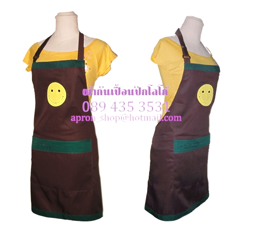 ผ้ากันเปื้อน แบบร้านนางหงส์
