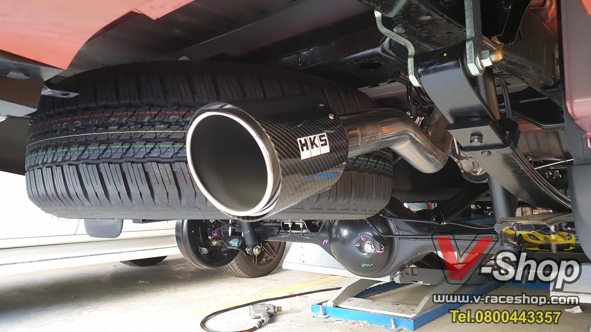 ท่อ HKS ALL New Dmax 2020Up ปลายคาร์บอน