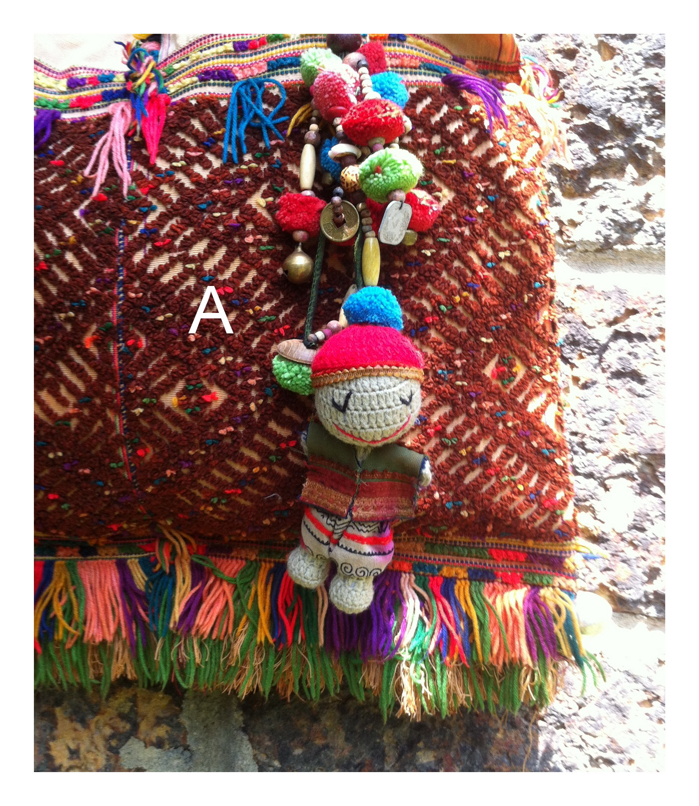 ตุ๊กตาห้อยพวงกระเป๋า 00461/ Hmong Doll Bag Charm 00461