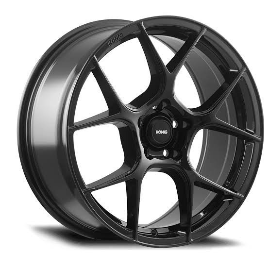 ล้อ KONIG SU22Gขอบ18x8.0 5x114.3 ET35 สีดำเงา *ราคาต่อวง*
