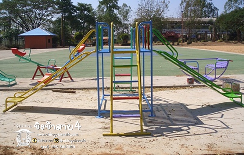 กระดานลื่น2ทาง(ที่ลื่นคนละฝั่ง)สูง110cm.