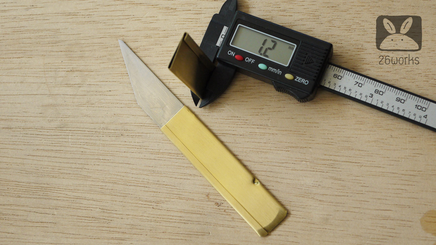 Marking knife ปลอกทองเหลือง Made in japan