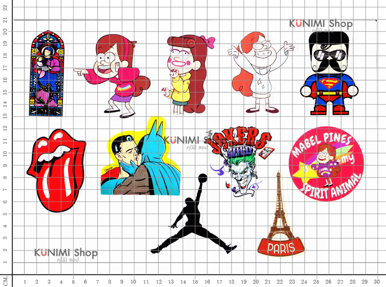 สติกเกอร์ ลายการ์ตูน กราฟิตี้ ติดรถยนต์, มอเตอร์ไซต์, จักรยาน, กระเป๋า, ติดผนัง ของใช้ต่างๆ สติกเกอร์PVCกันน้ำ ลายสวย เก๋ น่ารัก มีสไตล์ เท่ห์ ไม่ซ้ำใค