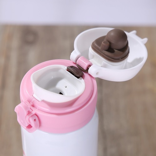 กระบอกน้ำเก็บอุณหภูมิ แบบนกฟามิงโก้ สามารถใส่ได้ทั้งร้อนและเย็น ขนาด 500 ml.