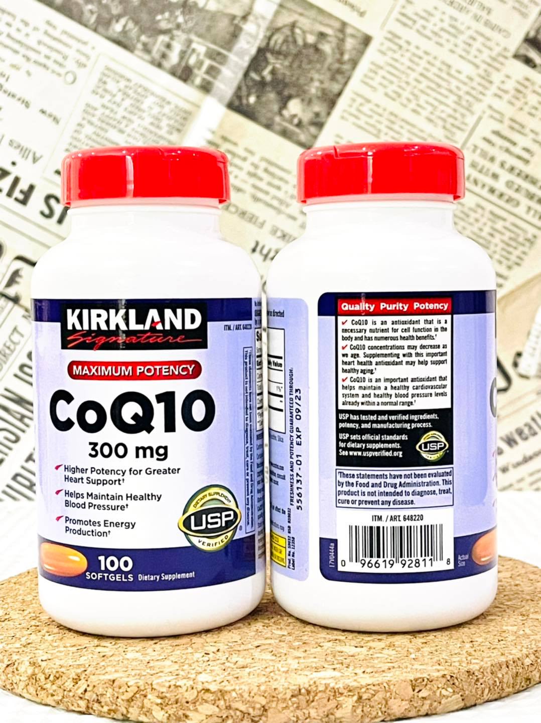 Kirkland Coenzyme Q10 300 mg 100 softgels