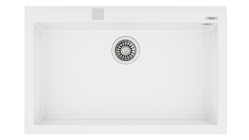 อ่างล้างจาน TEKA ราคาพิเศษ รุ่น FORSQUARE 1B 72.40 TG Artic white